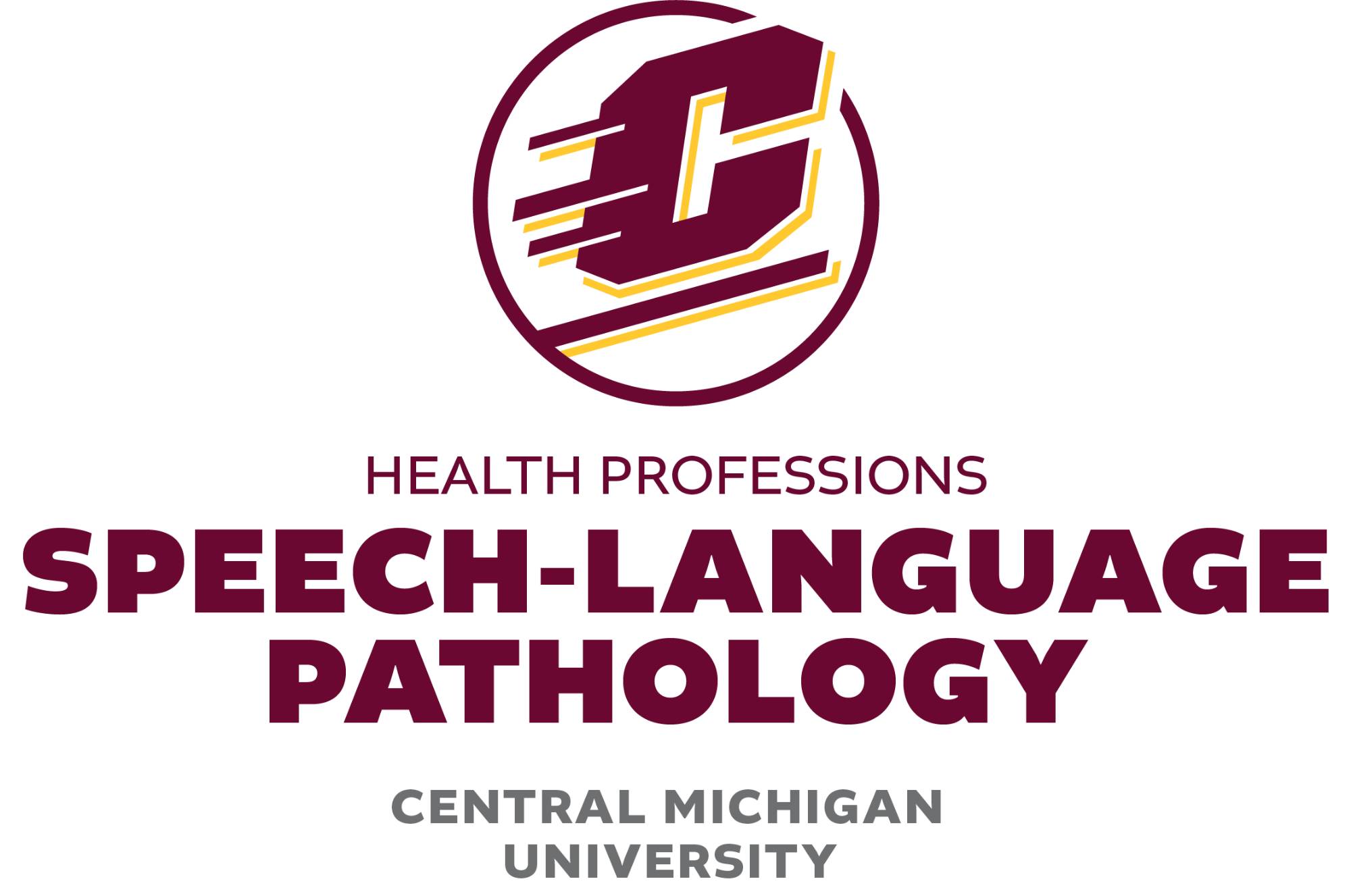 Central Michigan University Speech-Language Pathology Logo